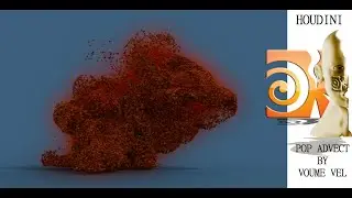 Houdini Pop Advect By Volume