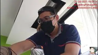 Duct type on ceiling cleaning 13,25,49KBTU