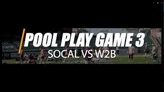 2024 UWiffs Pool Play Game 3 VS. Way Too Beautiful (1-1 Matchup) | SoCal Wiffle