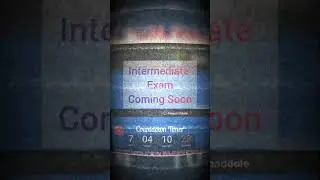 7 Days Left For Intermediate Exam #besb #trending #reels #viral #dishaonlinegaming