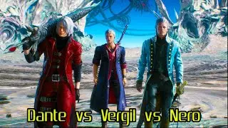 DMC1 Dante vs DMC3 Vergil vs DMC4 Nero - Devil May Cry 5 Mods