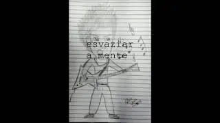 cover ac&uacute;stico da m&uacute;sica revitalizar do pense hardcore (desenho da Patricia Qabral)
