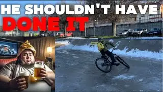 HE BROKE HIS MTB | typical street ride