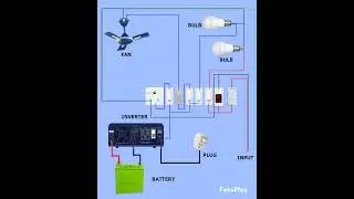 Invertor wiring #wiring #wiringconnection #wiringguide #circuit #circuitelectric