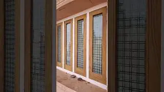 modern window design #doordesign #wood #woodworker #trick #shorts
