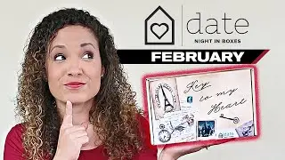 At Home Date Night Ideas | Subscription Box Unboxing | Key to My Heart Date Night in Review