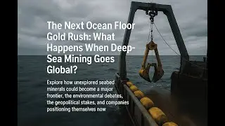 Deep Sea Mining The Next Gold Rush