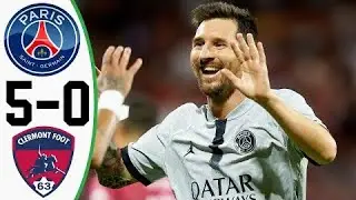 PSG VS Clermont Foot | English Commentary | Full Length highlights | 5-0 |