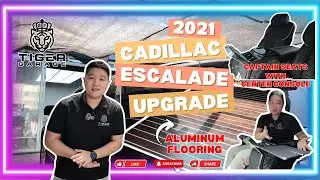 2021 CADILLAC ESCALADE INTERIOR UPGRADE ALUMINUM FLOORING AND CAPTAIN SEATS INSTALLATION