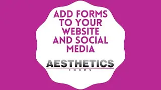 Add Forms to Your Website/Social Media