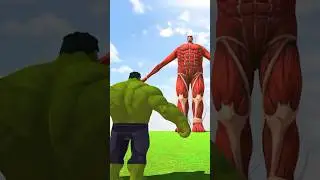 Hulk 💪 vs Colossal Titan 🏰 &ndash; Strength vs Size!