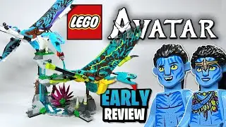 LEGO Avatar Jake & Neytiri&rsquo;s First Banshee Flight (75572) - EARLY Set Review