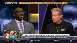 UNDISPUTED | Skip Bayless react to Jimmy Butler, Heat outlast Celtics 106-101 to lead series 2-0
