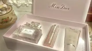 miss dior giftset unboxing | dior beauty