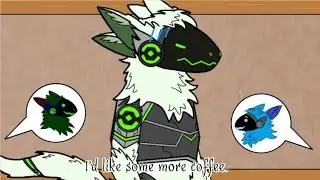 I'd like some more coffee. //Protogen animation
