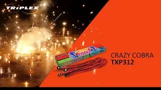 FAJERWERKI TXP312 CRAZY COBRA F2 TRIPLEX FIREWORKS