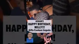 True Love: Ashanti Gifts Nelly His Childhood Dream car #Nelly #Ashanti #impala #celebrity #News #Car