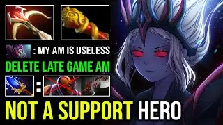VENGE IS NOT A SUPPORT HERO Intense Right Click Max Slotted Even Late Game AM Can't Stop Dota 2