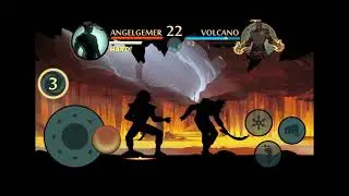 Shadow fight 2 angelgemer vs Inframundo vs volcano vs megalith 