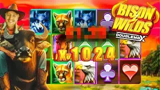 🐂 BISON WILDS DOUBLEMAX! 🐂 Big Base Game Bonus Win!!