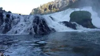 Pit River falls from river level