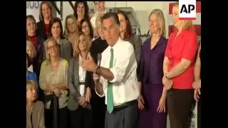 A day after Mitt Romney became the all-but-certain Republican nominee for president with Rick Santor