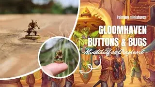 Transforming my tiny Mindthief in a strong Cragheart 🤩 Gloomhaven: Buttons&Bugs @cephalofairgames