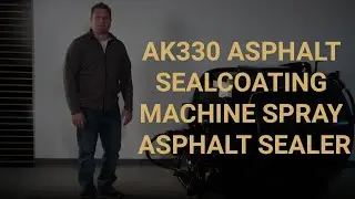 AK330 Asphalt Sealcoating Machine - Spray Asphalt Sealer