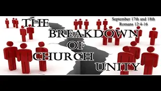 Reasons For Church Disunity