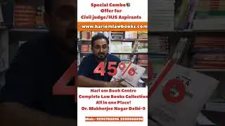 Special Combo offer on Samarth agarwal books Mains Q&A BNS, BNSS, BSA #shorts #ytshorts #lawbooks