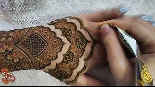 Trending Indian Mehndi Henna Design | Step by Step Tutorial | Henna Fever