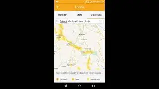 Reliance jio 4g signal coverage map view Madhya Pradesh, India