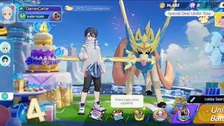 Pokemon Unite Gameplay Zacian Battle Online Game MOBA