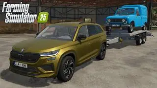 FS25 - Skoda Kodiaq RS Plus - NEW CAR MOD for Farming Simulator 2025 ROLEPLAY | FS25 GAMEPLAY