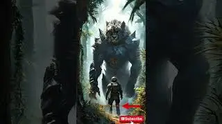 Epic Encounter: Soldier vs Giant Armored Beast in the Jungle #shortvideo #shorts #short #trending
