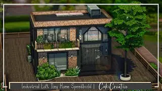 Industrial Loft Tiny Home | Sims 4 Speed Build w/ Voiceover