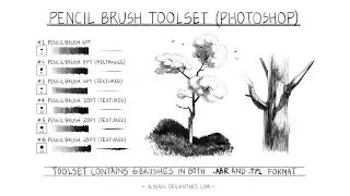 Pencil Brush Toolset Ver 1.0 (Photoshop)
