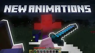 FIRST PERSON ANIMATION UPDATE! Minecraft JAVA - (Hold My Items 4.3 Teaser)