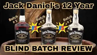 Are they getting WORSE?! Jack Daniel's 12-year Blind Review!! Batch 1 vs 2 vs 3!! + Free Giveaway!!