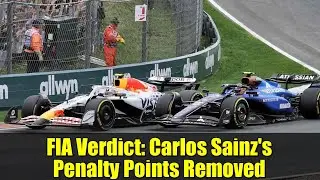 FIA Verdict: Carlos Sainz's Penalty Points Removed