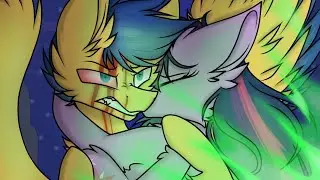 MLP speed paint (flash sentry and twilight)