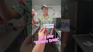 We played 🕵🏼&zwj;♂️MYSTERY DRINK🫣 at Quenchers! Watch the see if it was good. #drinks #mystery #yummy