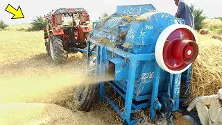 Wheat Thresher Machine Al Ghazi Tractor Agriculture Work | Ok Tractor