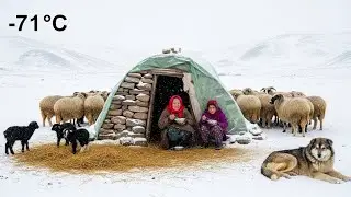 A Widow and Her Daughter surviving of the Frozen Mountains | Afghanistan’s Winter