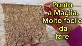 Punto a Maglia. Molto facile da fare.