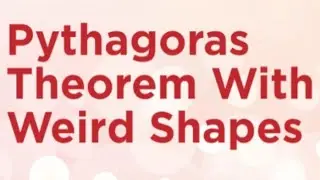 Pythagoras Theorem with Weird Shapes | Fun Math Problem #maths #math #mathstricks #shorts #viral