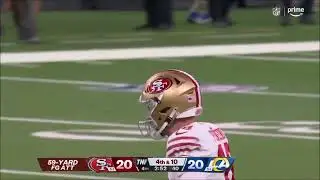 Eddy Pineiro 4/4 field goals - San Francisco 49ers @ Los Angeles Rams - Week 5 Season 2025