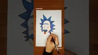 drawing easy rick and morty (step by step )