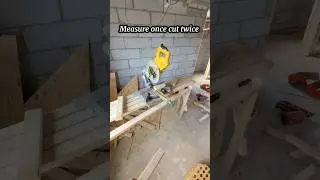 Measure twice cut once #apprentice #constructiontools #brickwork #diy
