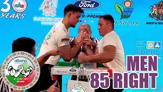 MEN 85 RIGHT HAND - WORLD ARMWRESTLING CHAMPIONSHIP 2025 - Bulgaria \ Армрестлинг Чемпионат Мира